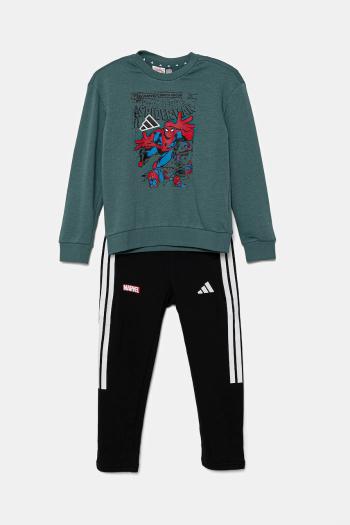Detská tepláková súprava adidas Marvel zelená farba, JM0808