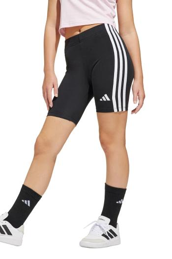 Detské krátke nohavice adidas čierna farba, s nášivkou, JF3677