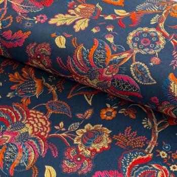 Dekoračná látka jacquard Inaya bleu