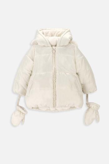 Bunda Coccodrillo ZC3152102OGN OUTERWEAR GIRL NEWBORN béžová farba
