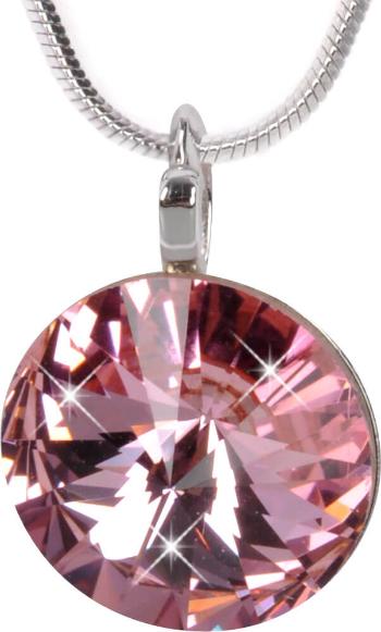 Levien Elegantný náhrdelník Rivoli Light Rose