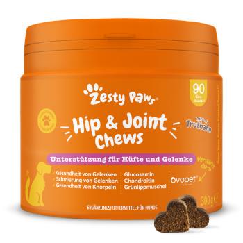 2x90db Zesty Paws Hip & Joint Chews pulyka étrendkiegészítő kutyáknak