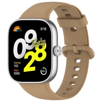 SILICONE Vymeniteľný remienok pre Xiaomi Redmi Watch 5 hnedý