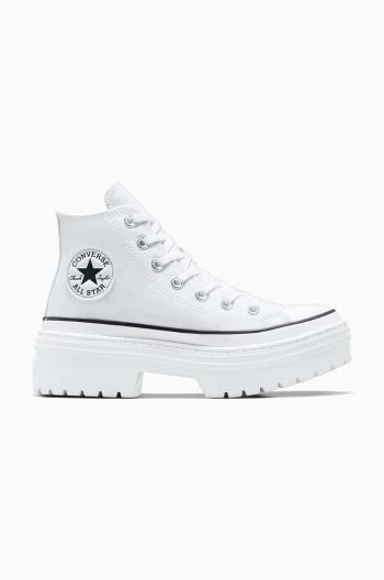 Tenisky Converse Chuck Taylor All Star Lugged Heel dámske, biela farba, A10364C
