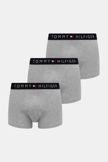 Boxerky Tommy Hilfiger 3-pak šedá farba, UM0UM03400