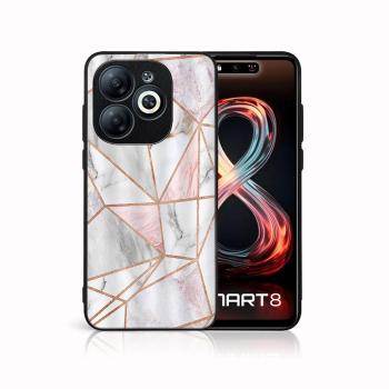 MY ART Ochranný kryt pre Infinix Smart 8 PINK MARBLE (143)