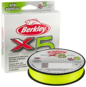 Berkley x5 Braid Flame Green 0,25 mm 300 m 27,0 kg Šnúra