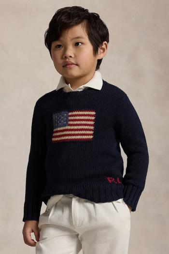 Sveter Polo Ralph Lauren tmavomodrá farba, 322668285001