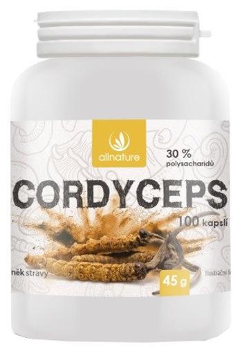 ALLNATURE Cordyceps 100 kapsúl