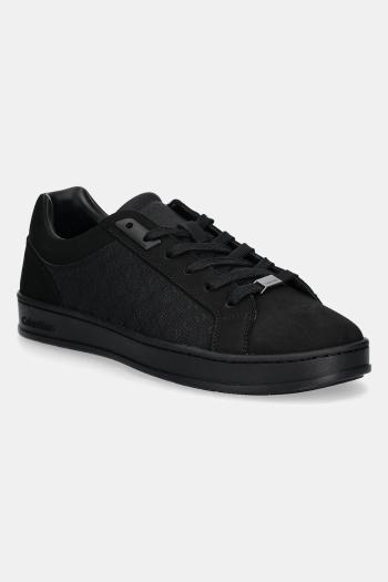 Tenisky Calvin Klein LOW TOP LACE UP NB MONO čierna farba, HM0HM01768