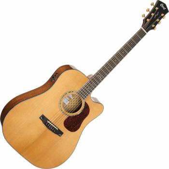 Cort Gold-DC6 Natural Elektroakustická gitara Dreadnought