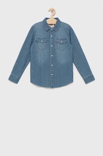 Detská bavlnená košeľa Levi's
