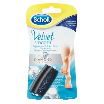 Scholl Velvet Smooth náhradná hlavica do elektrického pilníku na chodidlá 2 ks