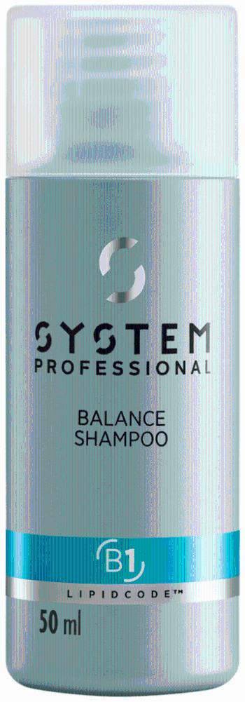 System Professional Upokojujúci šampón pre citlivú pokožku Balance (Shampoo) 50 ml
