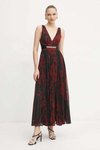Šaty Marciano Guess NOUVEAU čierna farba, maxi, áčkový strih, 5RGT54 9603Z