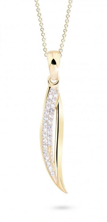 Cutie Jewellery Trblietavý prívesok zo žltého zlata so zirkónmi Z8047-40-10-X-1