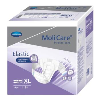 MoliCare Premium Elastic 8 kvapiek XL plienkové nohavičky zalepovacie 14ks