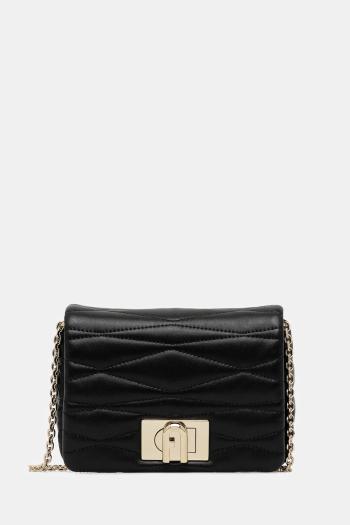 Kožená kabelka Furla čierna farba, WE00735.BX3221.O6000