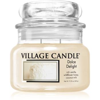 Village Candle Dolce Delight vonná sviečka (Glass Lid) 262 g