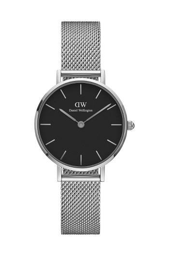 Hodinky Daniel Wellington Petite 28 Sterling dámske, strieborná farba