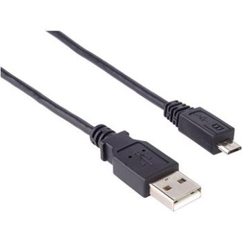 PremiumCord USB 2.0 prepojovací A-B micro 2 m čierny (ku2m2f)