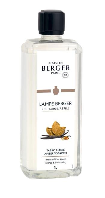 Maison Berger Paris Náplň do katalytickej lampy Jantárový tabak Amber Tobacco (Lampe Recharge/Refill) 1000 ml