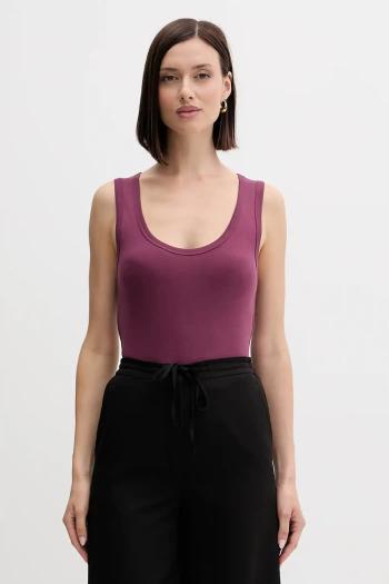 Bavlnený top United Colors of Benetton šedá farba, 3GA2DH010