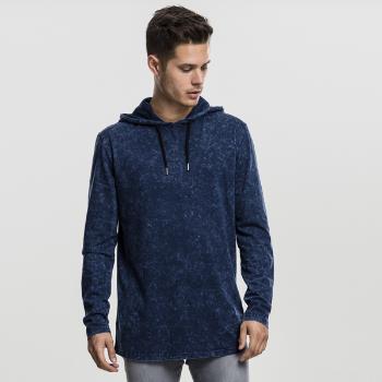 Pánska mikina Urban Classics Random Wash Hoody indigo - XL