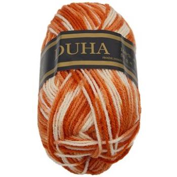 Duha 50 g – 504 biela, oranžová (6588)