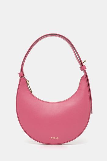 Kožená kabelka Furla ružová farba, WE00649.AX0733.4130S