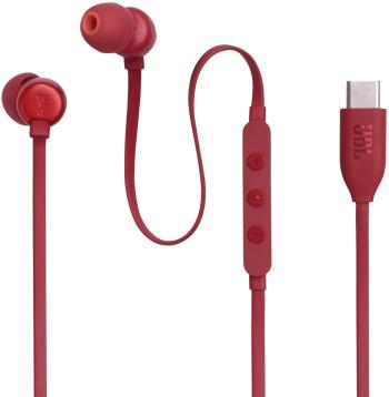 JBL TUNE 310 USB-C Red Slúchadlá do uší