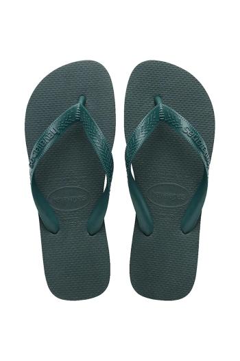 Šľapky Havaianas TOP SENSES dámske, zelená farba, 4149369.5266