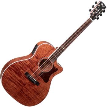 Cort GA5F-FMH Open Pore Natural Elektroakustická gitara Jumbo