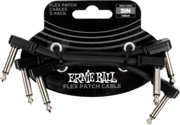 Ernie Ball Flex 3 Pack 7,62 cm Zalomený - Zalomený Patch kábel