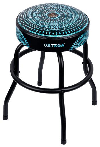 Ortega Bar Stool 24" Blue Kaleidoscope