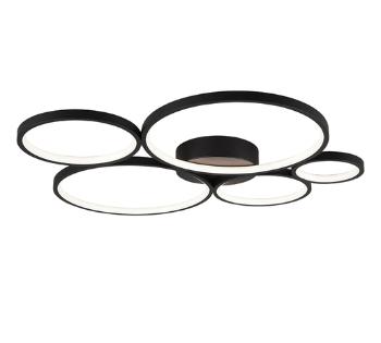 LED stropné osvetlenie Trio Rondo čierna 622610532