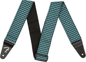 Fender Houndstooth Gitarový pás Teal