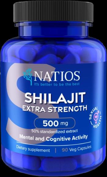 NATIOS Shilajit Extra Strength 500 mg 90 kapslí