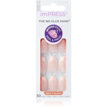 KISS imPRESS The No Glue Mani umelé nechty samolepiace 30 ks