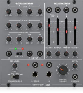 Behringer 305 EQ/Mixer/Output Modulárny systém