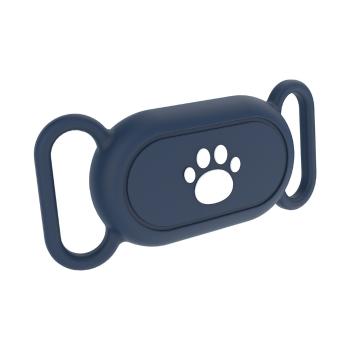 PROTEMIO PET LOCATE Obal pre Samsung Galaxy SmartTag 2 na obojok psa / mačky tmavomodrý