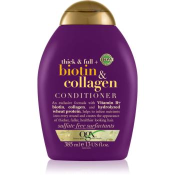 OGX Biotin & Collagen zhusťujúci kondicionér pre objem vlasov 385 ml