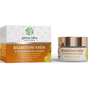 Green Idea Bioaktivní krém s 24 karátovým zlatem îngrijire de lux pentru ten matur 50 ml