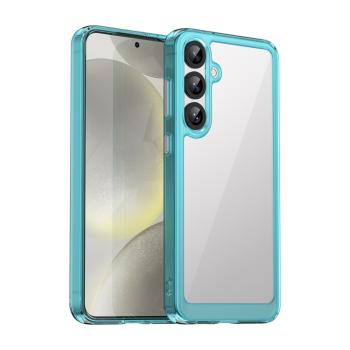 CRYSTAL Ochranný kryt pre Samsung Galaxy S25+ 5G tyrkysový