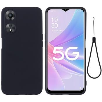 RUBBER Ochranný kryt pre Oppo A78 5G čierny