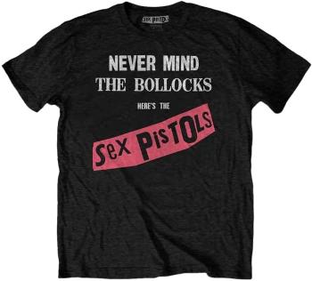 Sex Pistols Tričko Never Mind The Bollocks Original Album Unisex Black 2XL