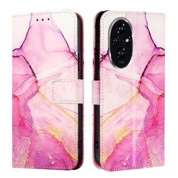 ART MARBLE Peňaženkový kryt pre Honor 200 Pro PINK