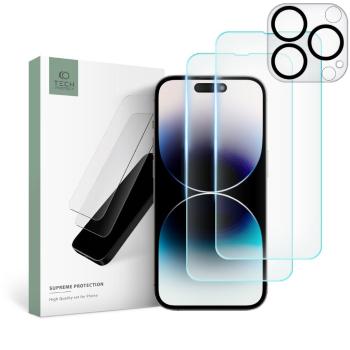 TECH-PROTECT SUPREME SET Sada ochranných skiel pre Apple iPhone 14 Pro