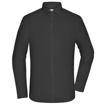 James & Nicholson (Daiber) Pánska košeľa s dlhým rukávom JN1372 - Čierna | XL