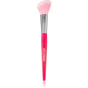 Revolution Relove Brush Queen skosený štetec na púder a bronzer 1 ks